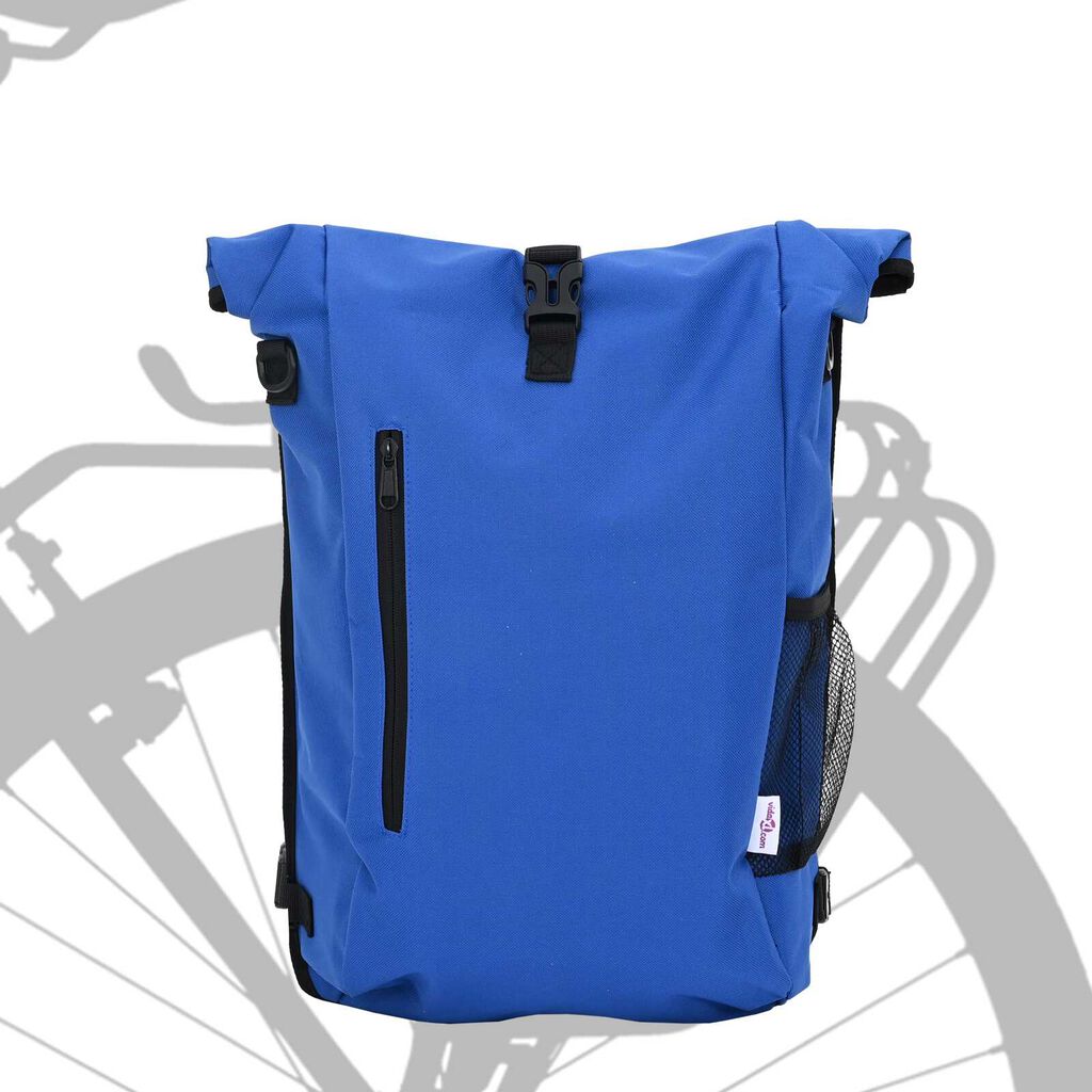 vidaXL bicyklová taška na rack 20 L modrá 31x13x58 cm