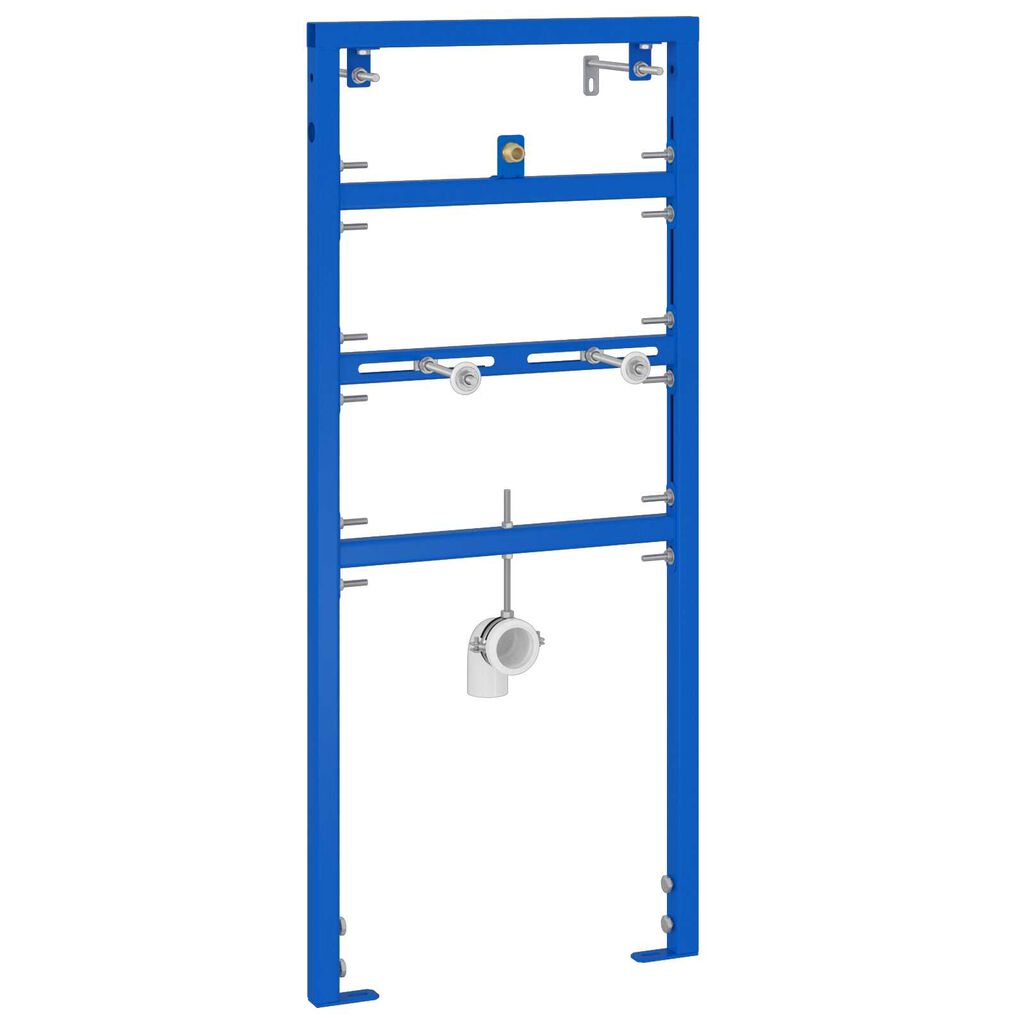 vidaXL Skrytý montážny rám pre pisoár 50x115-139 cm Oceľ