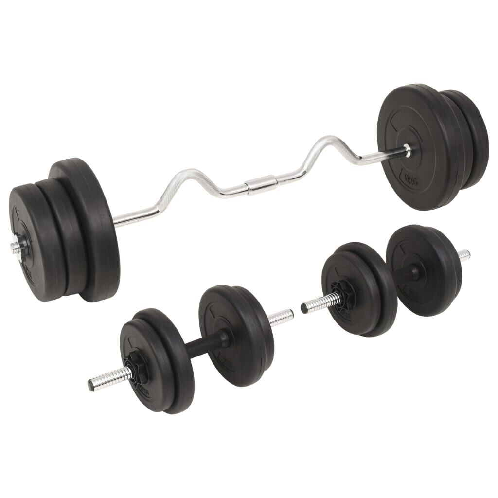 vidaXL Súprava závaží a činiek, 60 kg