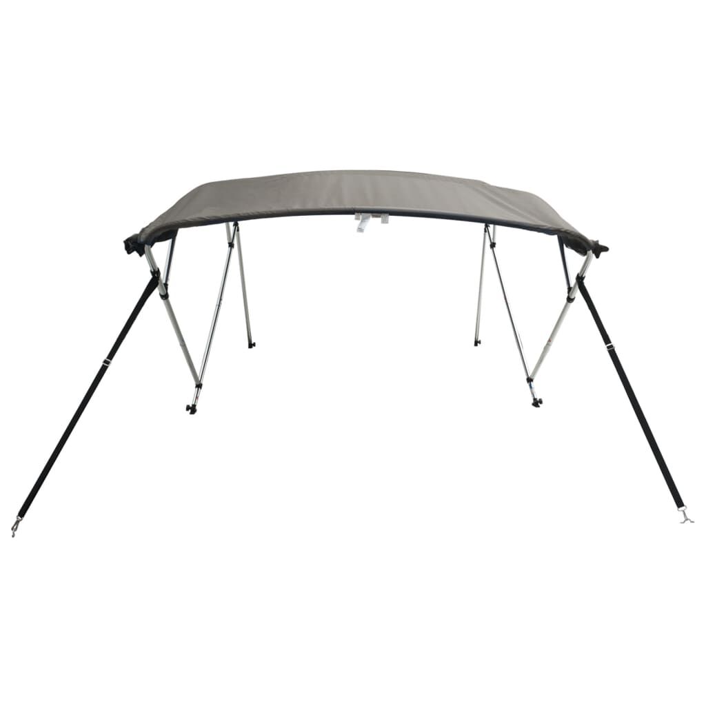 vidaXL Strieška Bimini so 4 oblúkmi a stenami 243x(170-182)x137 cm