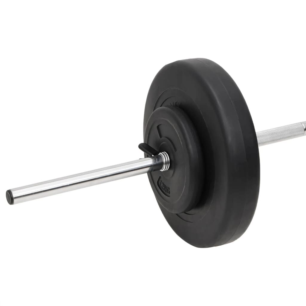 vidaXL Obojručná a jednoručná činka so závažiami 60 kg