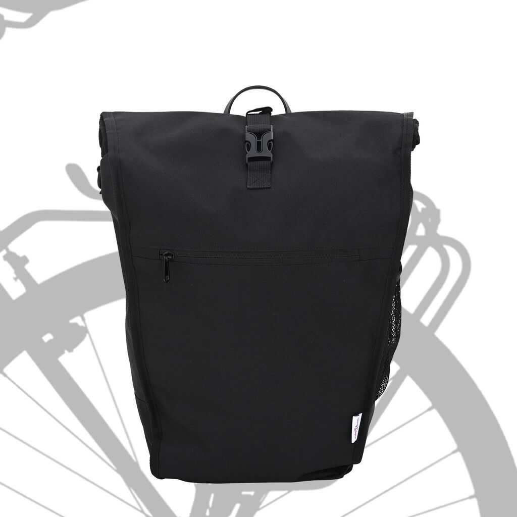 vidaXL Taška na bicykel pre nosič 20L Čierna 34x16x59 cm